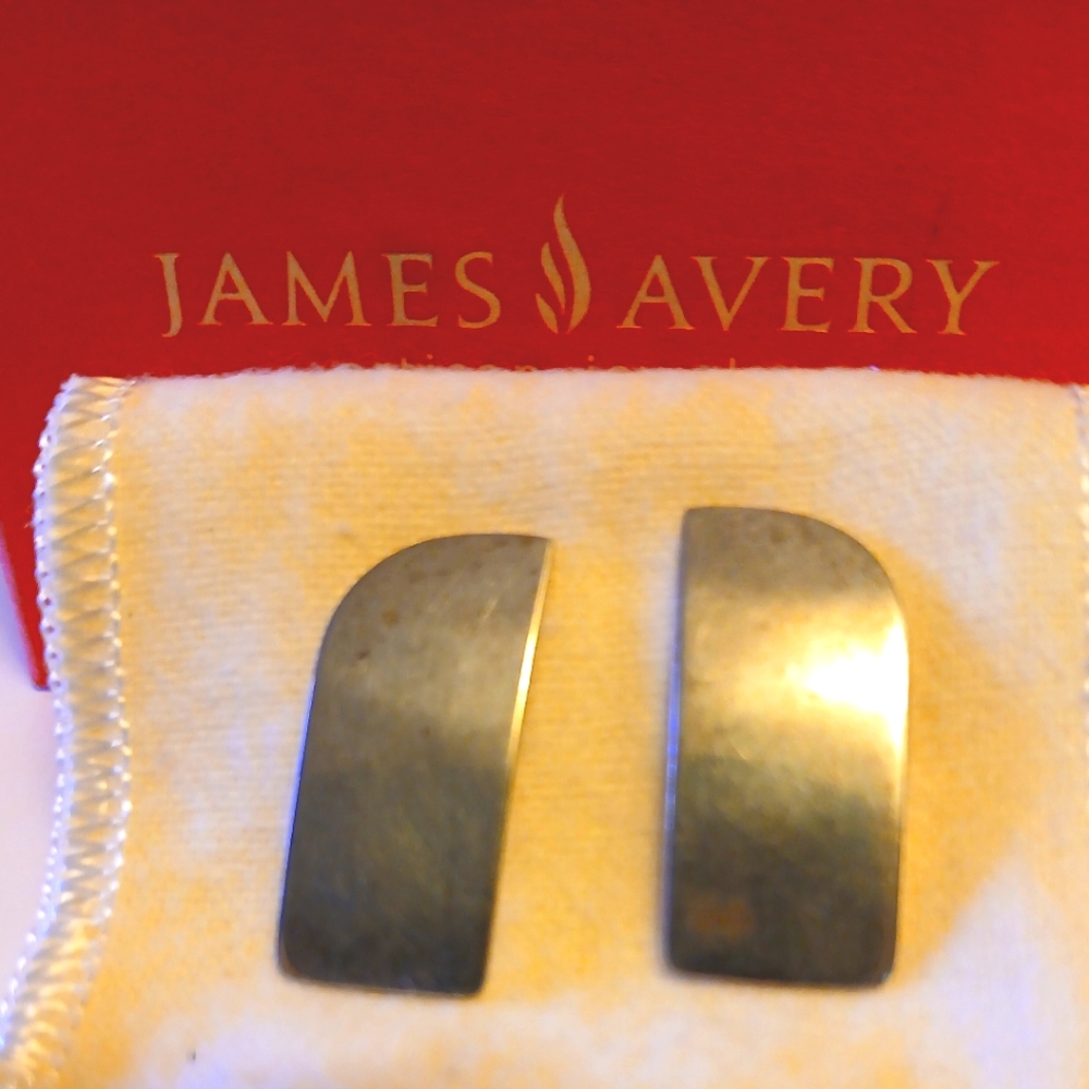 James Avery Retired Deco Ear Posts